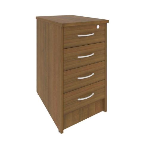 Рива Тумба приставная с фолдингом (4 ящика, с замком) А.ТП-4.1F-S 412*600*750