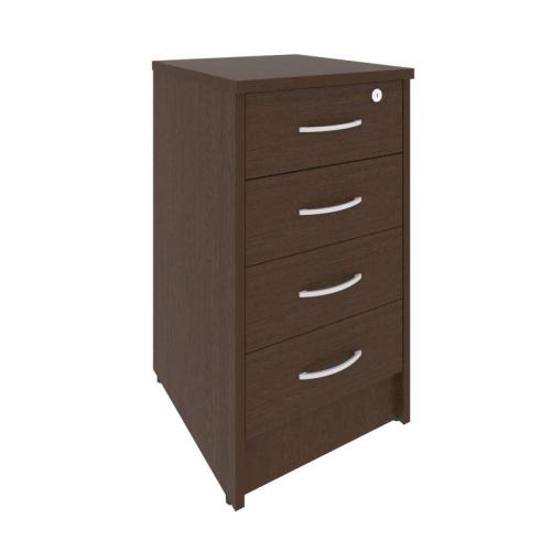 Рива Тумба приставная с фолдингом (4 ящика, с замком) А.ТП-4F-S 412*450*750