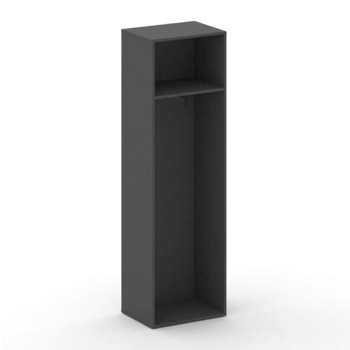 Фреско Гардероб узкий универсальный FR.GB-102 black 600*460*2000